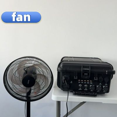 सौर ऊर्जा स्टेशन 5000W 6000W AC 220V 240V LiFePO4 बैटरी घरेलू उपकरणों के लिए