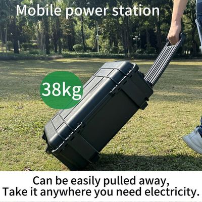 शेल सामग्री ABS मिश्र धातु पोर्टेबल सौर ऊर्जा स्टेशन 3000W/5000W/7000W 4000W आउटडोर के लिए