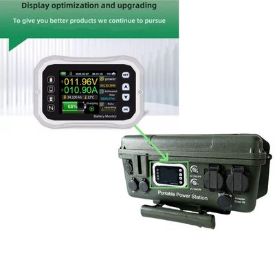 उच्च शक्ति वाला एसी पोर्टेबल रिचार्जेबल 6000W 6048wh ऊर्जा बिजली स्टेशन टाइप-सी 65W के साथ