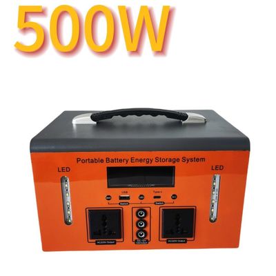 XT500 500W आउटडोर कैंपिंग और आपातकालीन के लिए पोर्टेबल लिथियम बैटरी बिजली की आपूर्ति