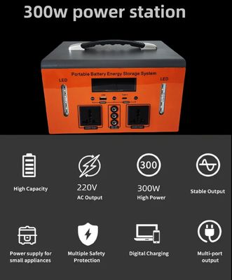 XT500 500W/110V/220V आउटडोर कैम्पिंग चार्जर पोर्टेबल पावर स्टेशन डीसी एडाप्टर के साथ