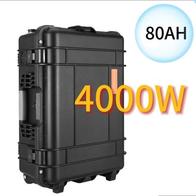 LiFePO4 ऊर्जा भंडारण और बैटरी सूचक के लिए 4000W/110V/230V पोर्टेबल पावर स्टेशन