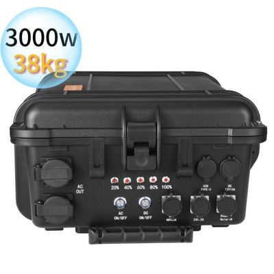 ब्लैक सुपर लार्ज पोर्टेबल पावर स्टेशन 3kw/4kw/5kw/6kw/7kw आपातकालीन ऊर्जा भंडारण