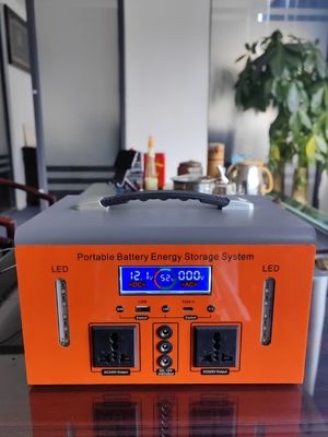 आपातकालीन स्टैंडबाय सौर जनरेटर 500W इनपुट वोल्टेज डीसी एडाप्टर के साथ पावर स्टेशन