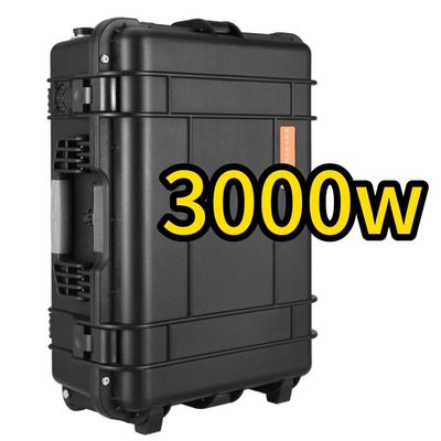 LiFePO4 बैटरी 3000W/3000wh पोर्टेबल पावर स्टेशन मोबाइल स्टैंडबाय कैंपिंग आवश्यक
