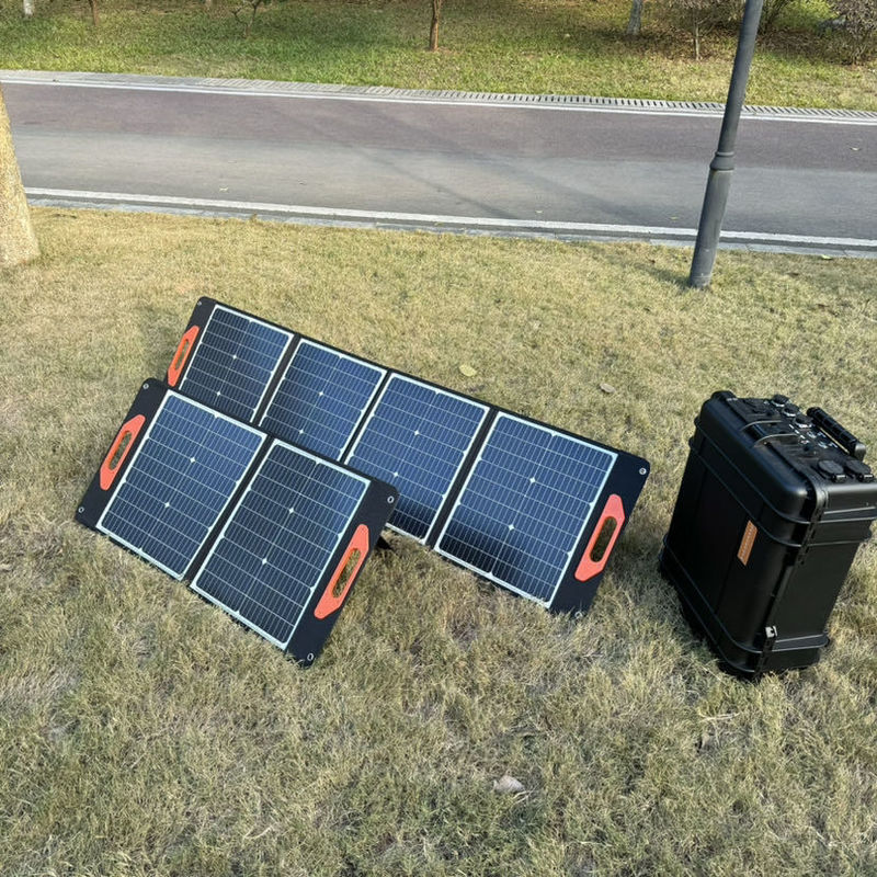 60W 100W 120W ब्लैक सोलर फोटोवोल्टिक पैनल 5V 9V 12V 15V के पीक वैल्यू के साथ