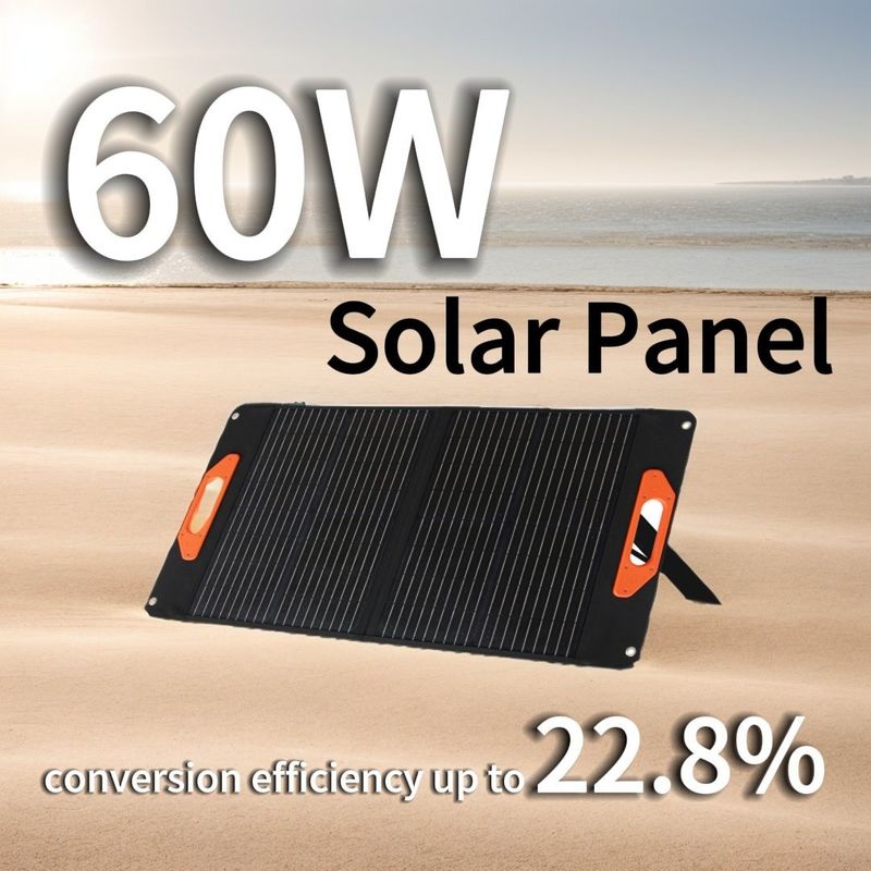 यूएसबी-सी आउटपुट पीडी 45W अधिकतम 5V/9V/12V/15V सौर पैनल 50W 60W 100W मोनो पॉली