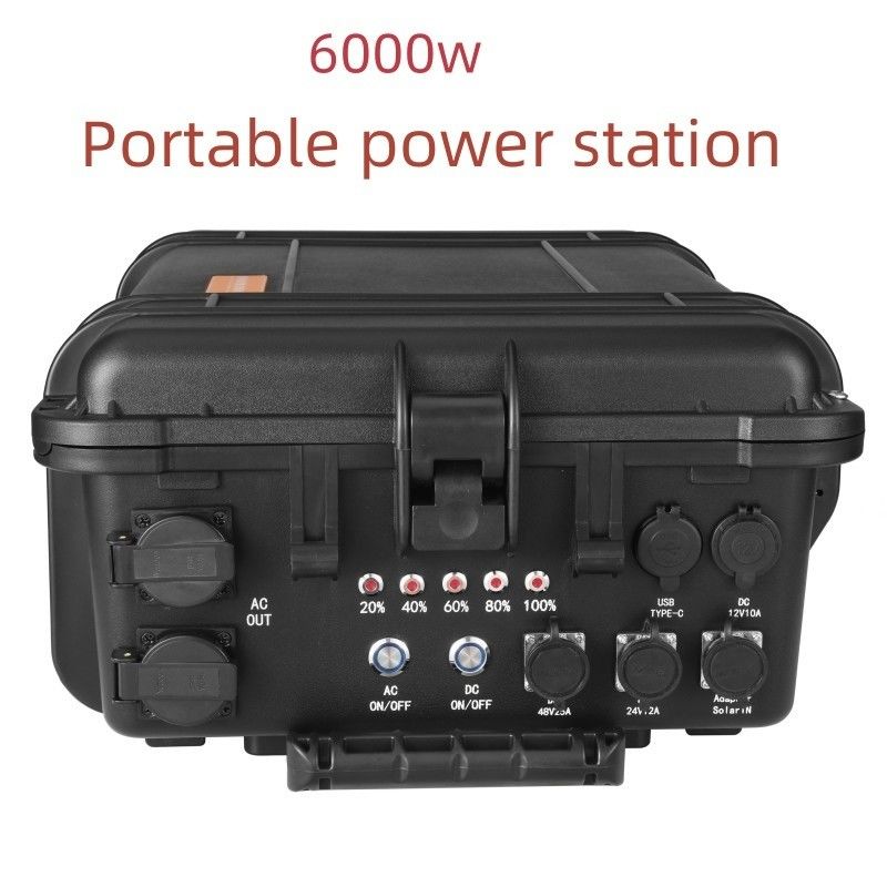 3000W 4000W 5000W 6000W पोर्टेबल सोलर एनर्जी स्टोरेज सिस्टम 42kg टर्नरी लिथियम बैटरी