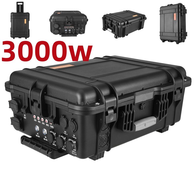 220V/230V साइलेंट पोर्टेबल पावर स्टेशन ऊर्जा भंडारण प्रणाली 6-7 घंटे चार्जिंग समय के साथ