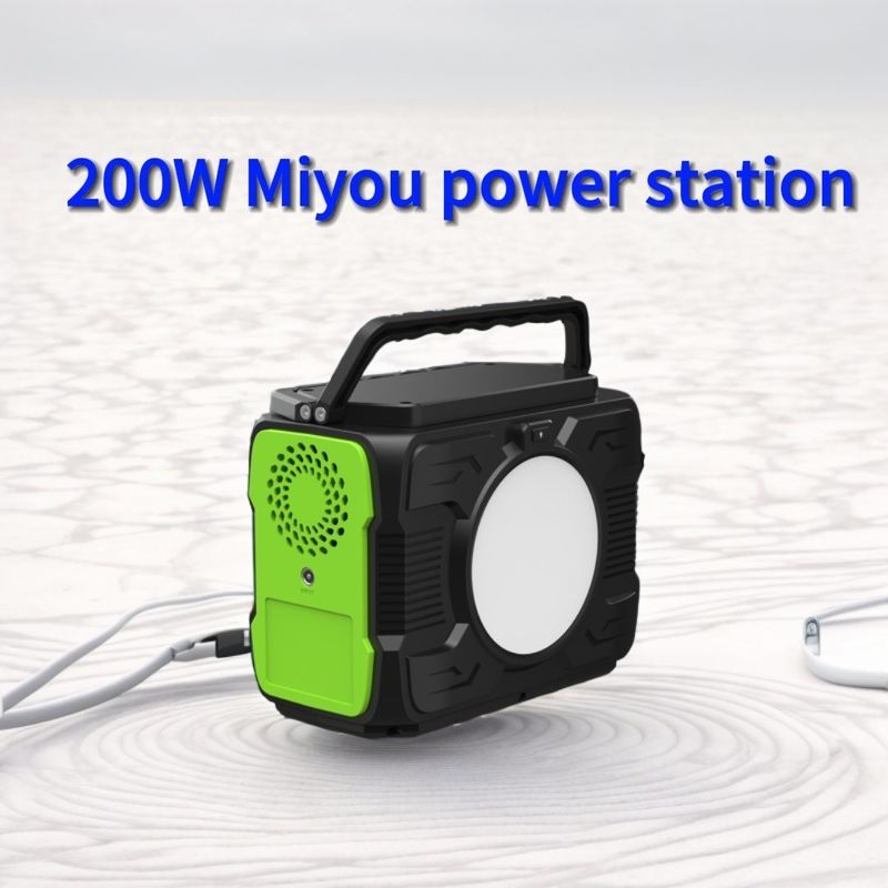 QC3.0 आउटपुट 9V/2A 48000mAh आपातकालीन मिनी पोर्टेबल मोबाइल पावर बैंक 200W पावर स्टेशन
