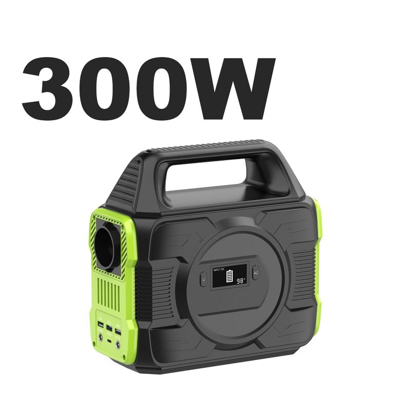 300W पोर्टेबल पावर स्टेशन पॉलिमर बैटरी सौर चार्जर सभी ब्रांडों के लिए बिजली की आपूर्ति