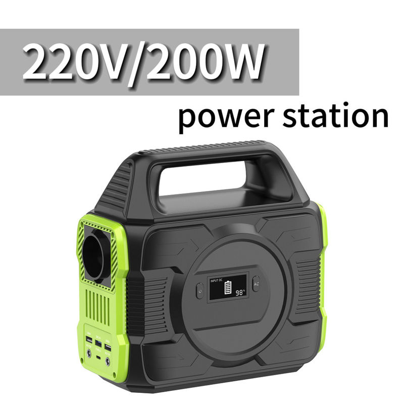 टाइप सी इनपुट/आउटपुट 5V/2.4A 200W पोर्टेबल सोलर जनरेटर