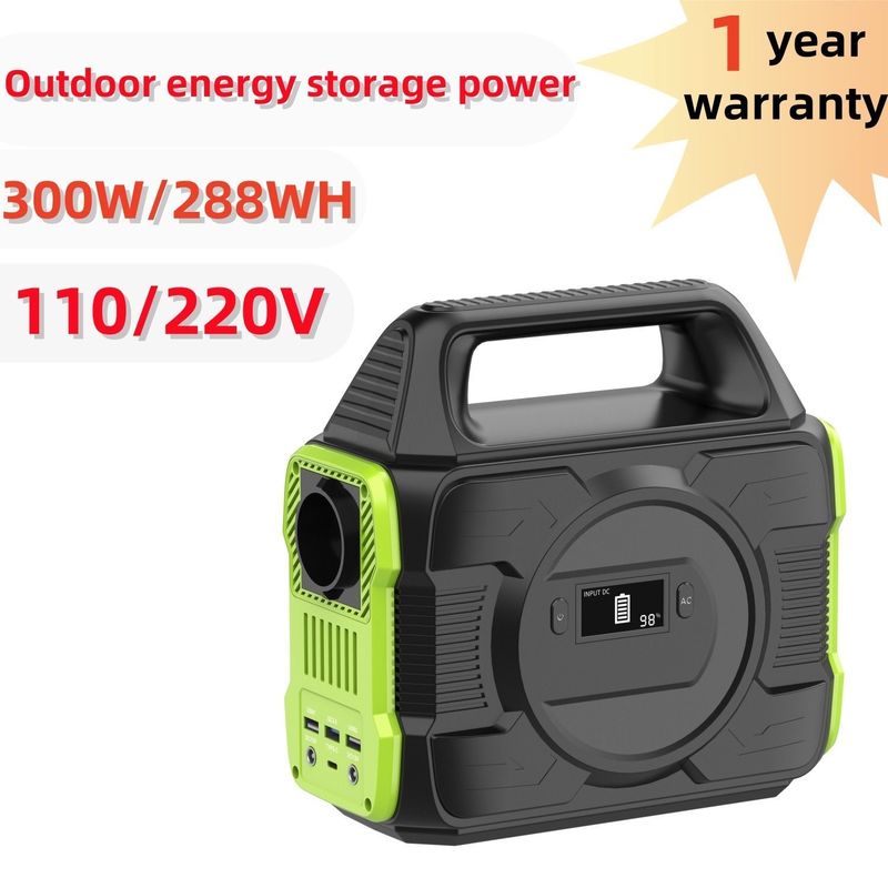 फोन चार्जिंग के लिए 300W आपातकालीन/यात्रा USB पोर्टेबल सोलर जनरेटर पावर सिस्टम