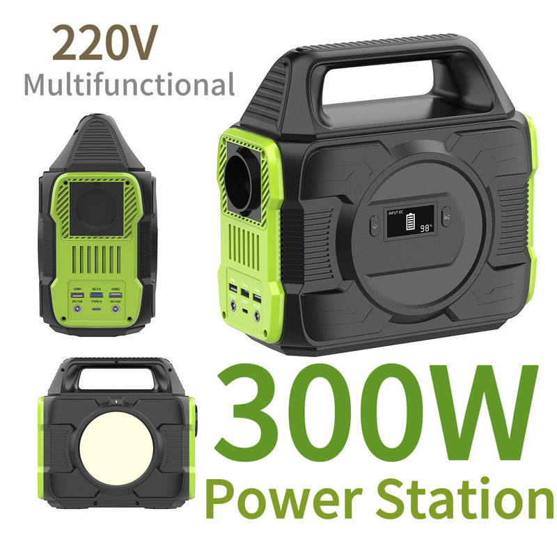 बिजली सौर ऊर्जा स्टेशन S3 300W पोर्टेबल ऊर्जा भंडारण आउटडोर के लिए बिजली की आपूर्ति