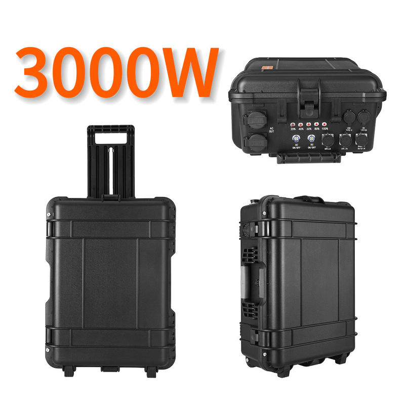पोर्टेबल पावर स्टेशन 3000W सौर ऊर्जा प्रणाली 1500W 2400W 5000W LiFePO4 जनरेटर