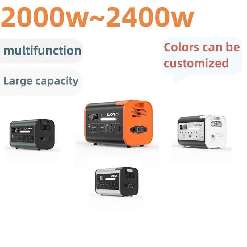 25 किलो आउटडोर के लिए पोर्टेबल सोलर जनरेटर 2000W/2200W/2400W आउटपुट आवृत्ति 50/60Hz