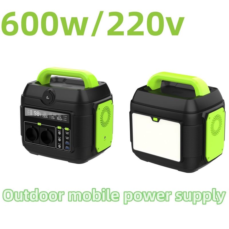 300W 600W 1200W लिथियम बैटरी पोर्टेबल पावर स्टेशन होम आपातकाल के लिए सौर जनरेटर