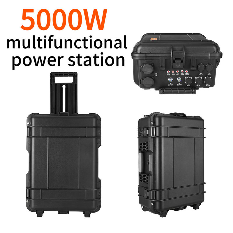50000W शोर रहित 4800wh लिथियम आयन बैटरी आपातकालीन बिजली आपूर्ति के लिए सौर जनरेटर