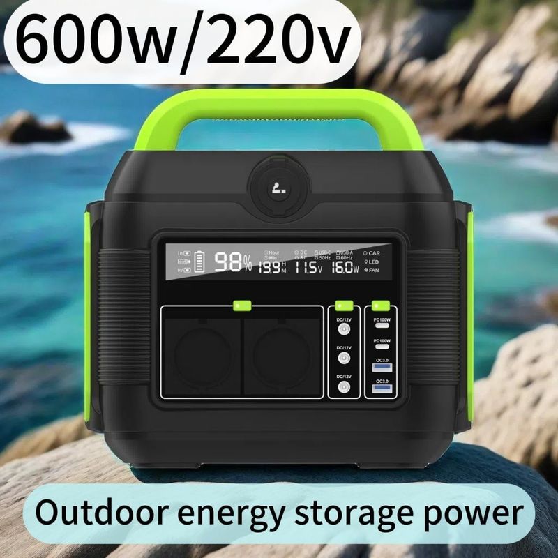 नवीकरणीय ऊर्जा के साथ गर्म आउटडोर कैम्पिंग पोर्टेबल 600W 2200W 3000W सौर जनरेटर