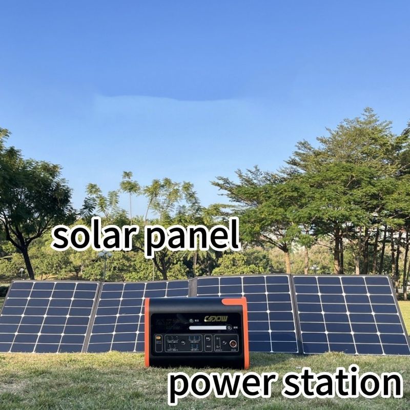 2200W सौर जनरेटर 2500W पोर्टेबल पावर स्टेशन के साथ सौर पैनल आपके बिजली स्रोत