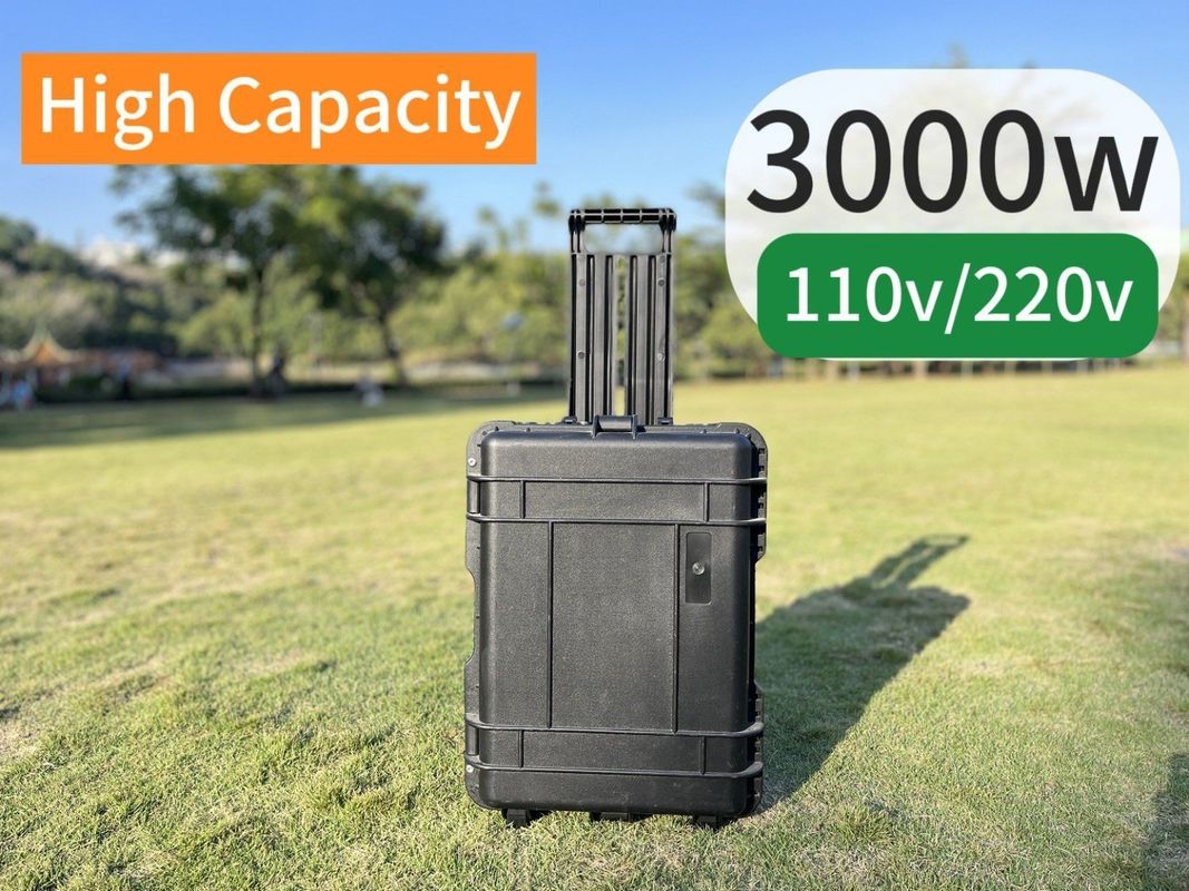 6000W पीक पावर 300W/600W आउटडोर के लिए सौर ऊर्जा पोर्टेबल पावर स्टेशन