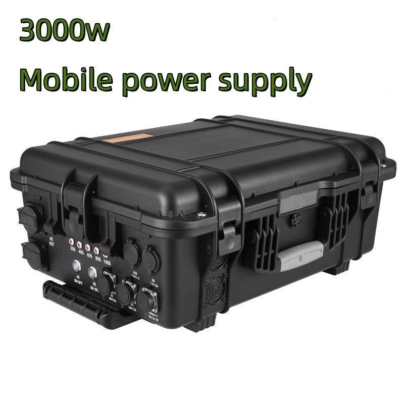 USB/Type-C 18W Max LiFePO4 110V/220V 3000W/4000W/5000W घरेलू पोर्टेबल पावर स्टेशन
