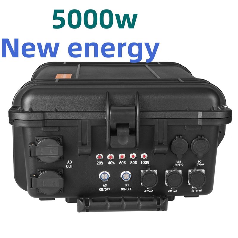 8000W पीक पावर लाइफपीओ4 लिथियम बैटरी आउटडोर कैंपिंग के लिए पोर्टेबल पावर स्टेशन