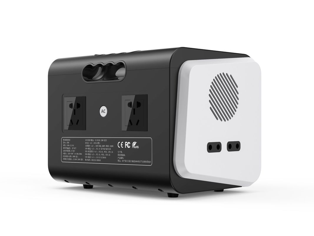 600W 700W 230V सौर LiFePO4 लिथियम बैटरी पावर स्टेशन HT60 और सौर पैनलों के साथ