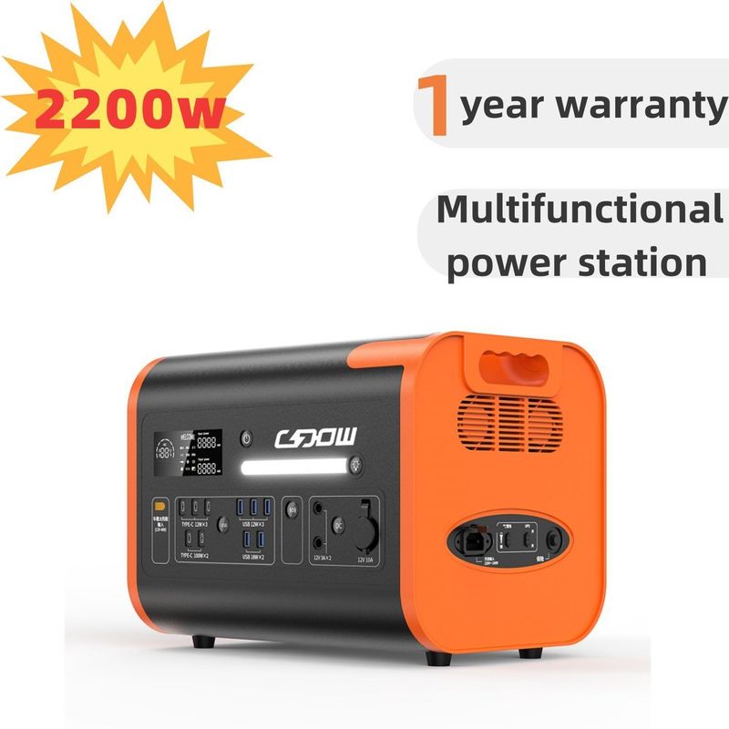 ओडीएम ओईएम एसी आउटपुट वोल्टेज 100V-120V/220V-240V होम आउटडोर सौर जनरेटर कैंपिंग के लिए