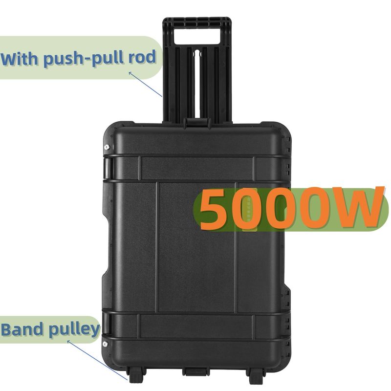 एलटी-50 आपातकालीन बिजली 5000W शिविर पोर्टेबल ऊर्जा भंडारण बिजली स्टेशन सौर जनरेटर