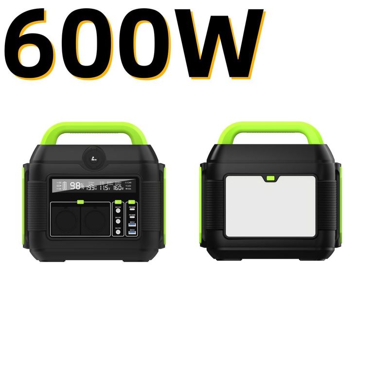 600W टर्नरी लिथियम बैटरी पावर स्टेशन आउटडोर कैंपिंग और परिवार के लिए सर्वश्रेष्ठ विकल्प