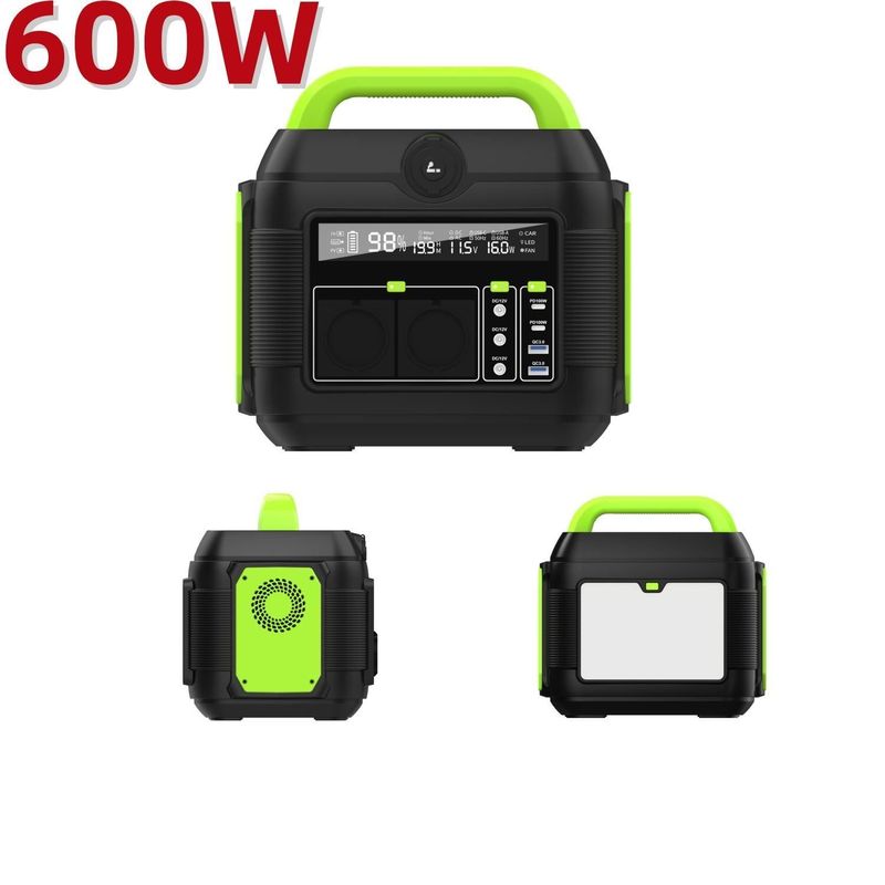 आउटडोर होम सोलर चार्जिंग ट्रेजर जनरेटर के लिए 600W के पुनर्नवीनीकरण 2024 पावर स्टेशन