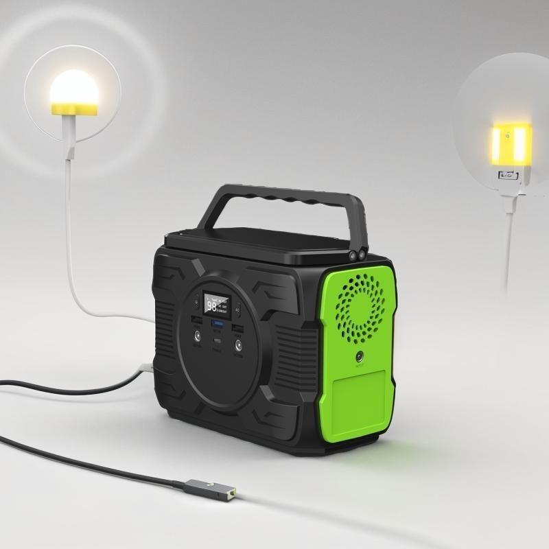 48000mAh बैटरी क्षमता बिजली घर और शिविर के लिए पोर्टेबल पावर बैंक 200W 173Wh