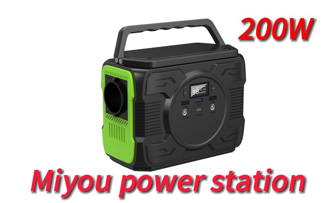 पोर्टेबल नवीकरणीय ऊर्जा जनरेटर 200W/173wh सौर ऊर्जा भंडारण मोबाइल बिजली आपूर्ति