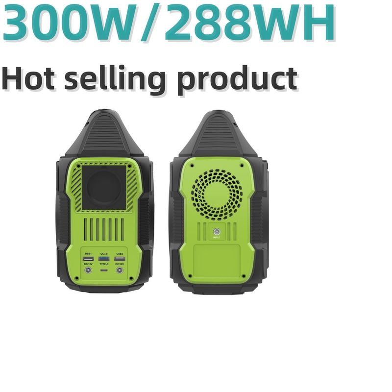 आउटडोर फास्ट चार्जिंग 300W पोर्टेबल पावर स्टेशन सोलर जनरेटर लिथियम बैटरी S3 के साथ