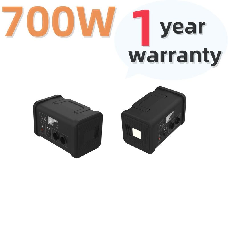 LiFePO4 पोर्टेबल सोलर पैनल 700W सोलर जनरेटर 537.6wh C- 40 ordm पावर स्टेशन