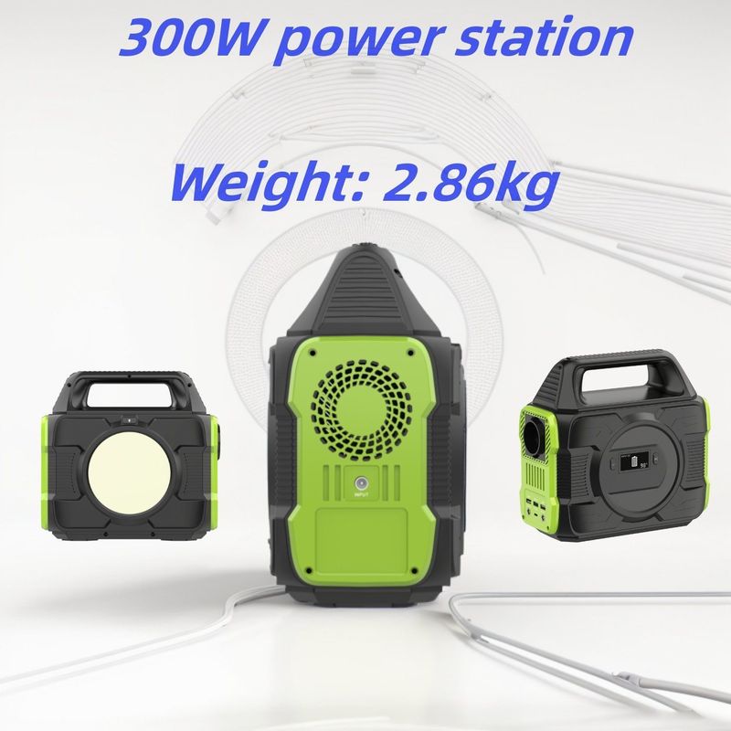 कैम्पिंग और RV पावर के लिए 300W पोर्टेबल पावर स्टेशन 288wh आउटडोर सोलर जनरेटर S3