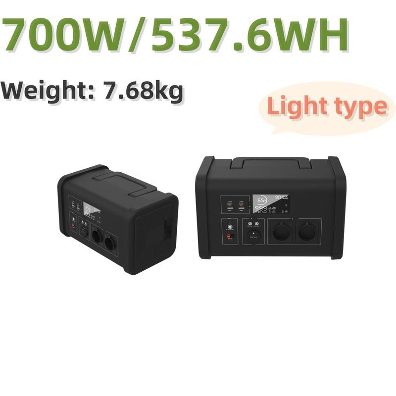 ST7 बाल्कनी ऊर्जा भंडारण 1 और 700W चार्जर मोबाइल पावर के साथ पोर्टेबल पावर स्टेशन