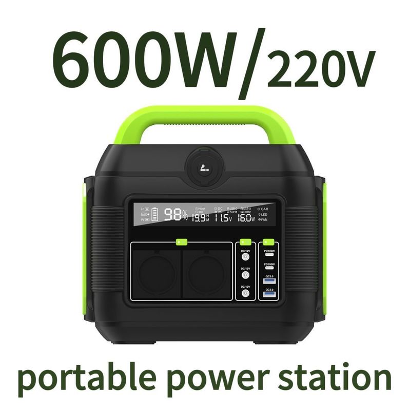 निर्बाध आउटडोर कैंपिंग के लिए 300W/500W/600W/1500W पोर्टेबल सौर ऊर्जा आपूर्ति