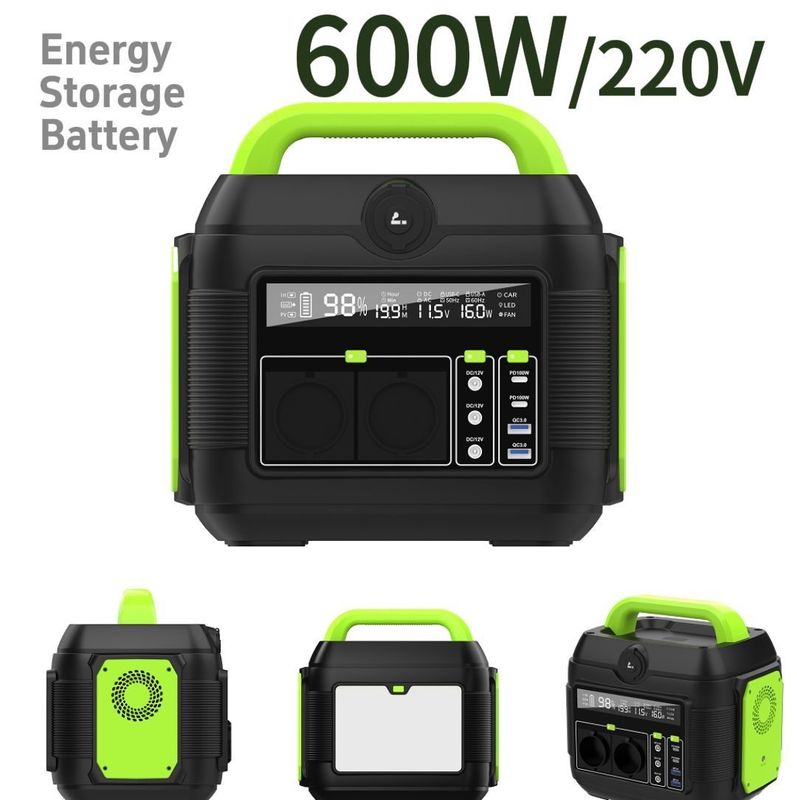 लैपटॉप और फ़ोन चार्जिंग के लिए S6 रिवील एलसीडी डिस्प्ले 500W मिनी पोर्टेबल पावर स्टेशन