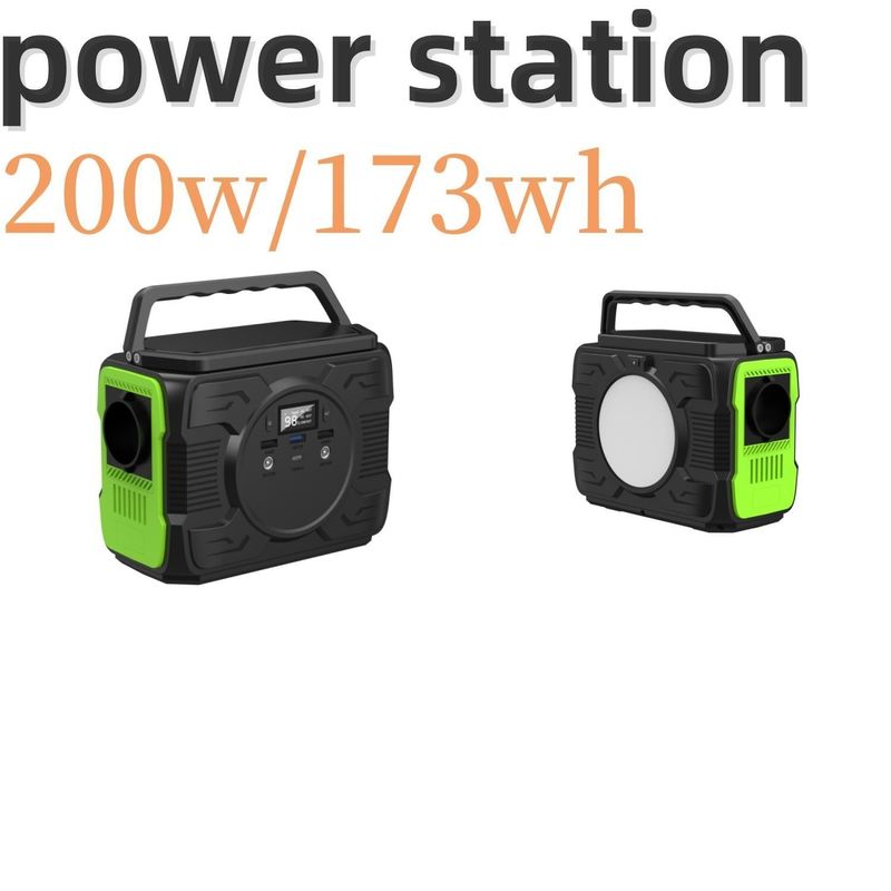 टर्नरी लिथियम बैटरी और 12V/200-300A Ec5 आउटपुट के साथ 200W मिनी इन्वर्टर जनरेटर