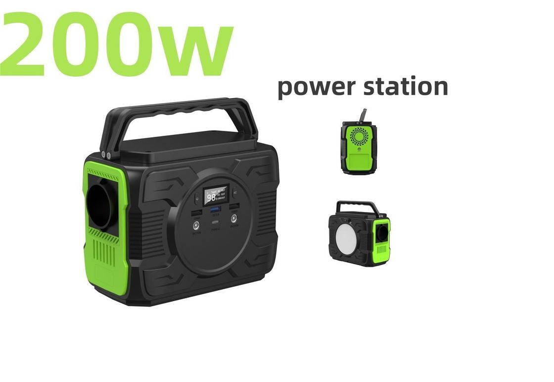 गर्म रिचार्जेबल फोन चार्जिंग के लिए 200W पोर्टेबल पावर स्टेशन S2X-173 अनुकूलन