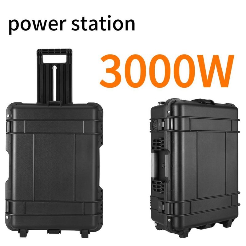 3000W आपातकालीन बिजली आपूर्ति सोकेट प्रकार के साथ पोर्टेबल जनरेटर सभी चार्ज समय 6-7h
