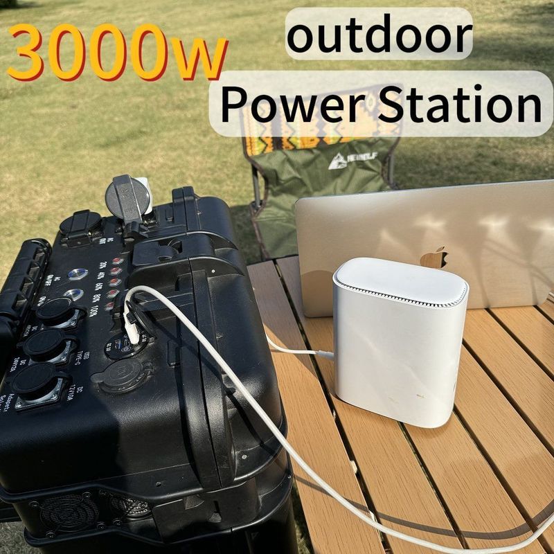 कोण ग्राइंडर सुरक्षा कार्य के लिए 3kw पोर्टेबल लिथियम आयरन फॉस्फेट पावर स्टेशन