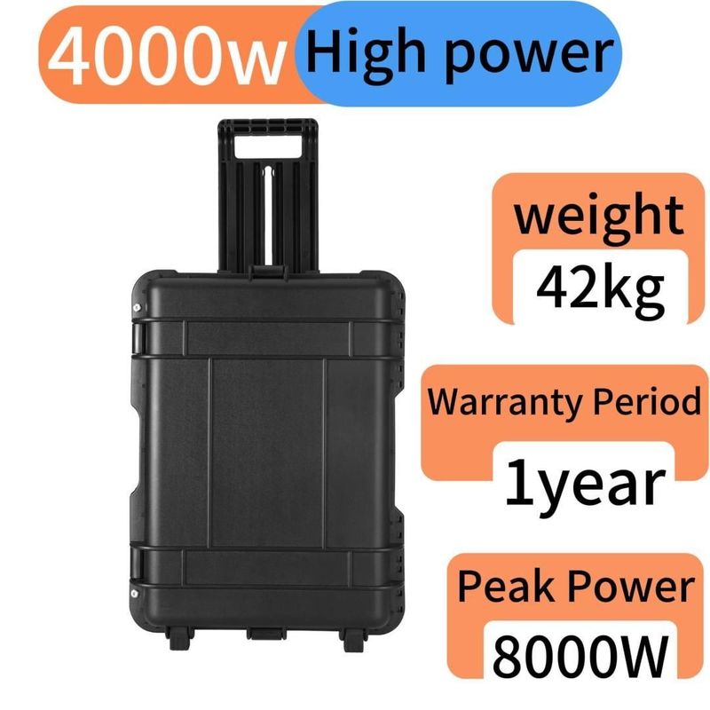 एलटी-40 4000W/3840wh सौर जनरेटर सतत बाहरी ऊर्जा के लिए एसी आउटपुट 110V/220V