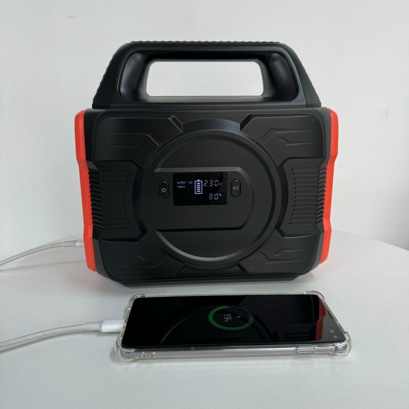 अनुकूलन योग्य रंग 300W सौर पोर्टेबल 220V आउटडोर आपातकालीन के लिए मोबाइल बिजली की आपूर्ति