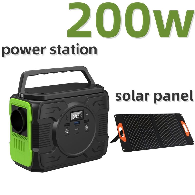 आउटडोर पावर स्टेशन के लिए 110/220V-50Hz/60Hz संशोधित वेव एसी आउटपुट सोलर जनरेटर