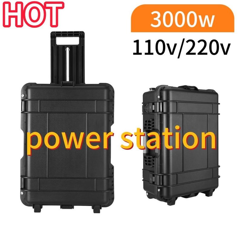 पोर्टेबल डिजाइन 3000W 4000W सौर जनरेटर आउटडोर घरेलू आपातकालीन बिजली स्टेशन