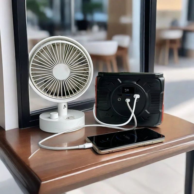 दक्षिण अमेरिका के बाजार के लिए 200W/173wh/12ah/48000mAh संशोधित वेव पोर्टेबल पावर स्टेशन