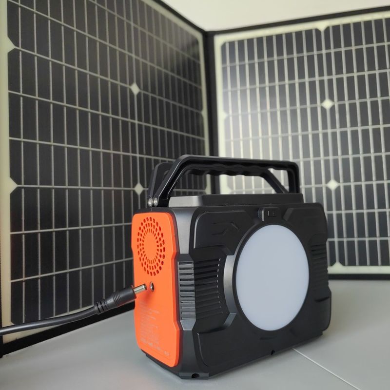 प्रकार C इनपुट/आउटपुट 12V/3A 200W आउटडोर और इनडोर के लिए छोटे पोर्टेबल मोबाइल जनरेटर